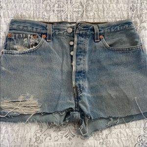 Re/done Levi Jean shorts